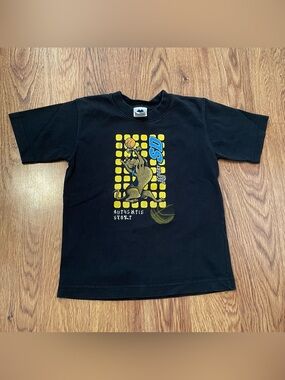 Vintage 90s Y2K Black Scooby-Doo Basketball Graphic Tee